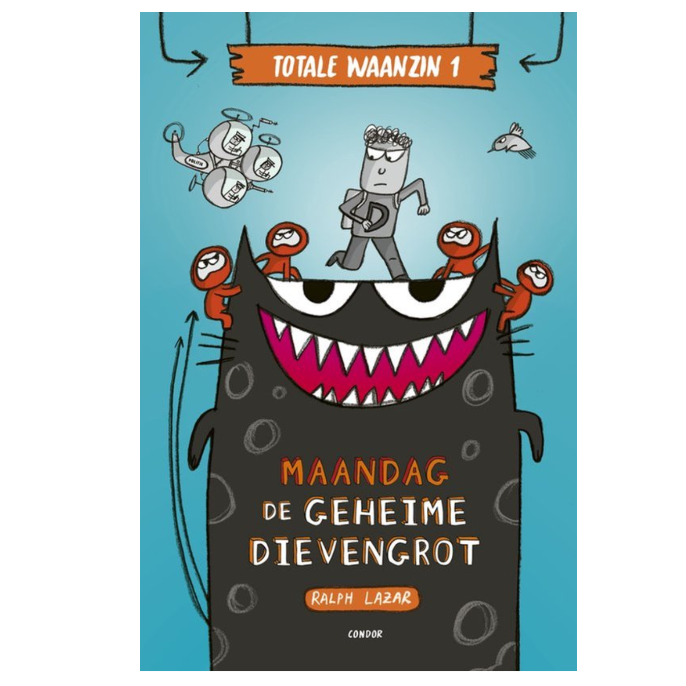Leesboek 'Totale waanzin 1 - Maandag: de geheime dievengrot'