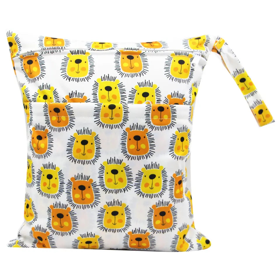 Wetbag met leeuwen print
