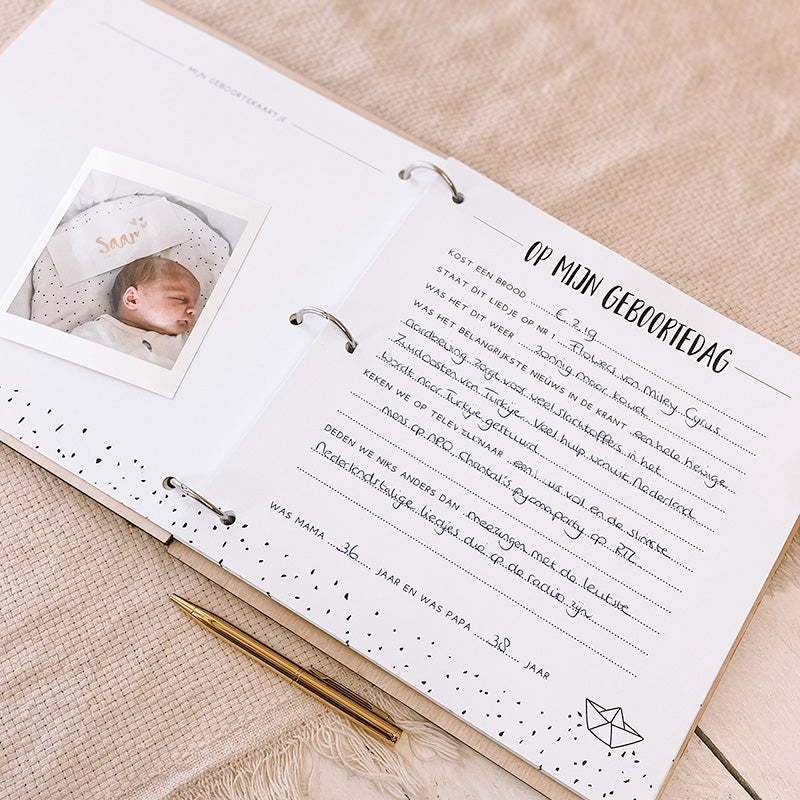 houten kraam bezoek cadeau boek details
