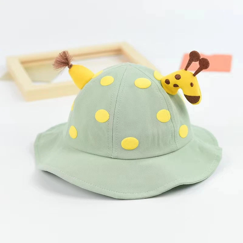 Vissershoedje met Giraffe applicatie
