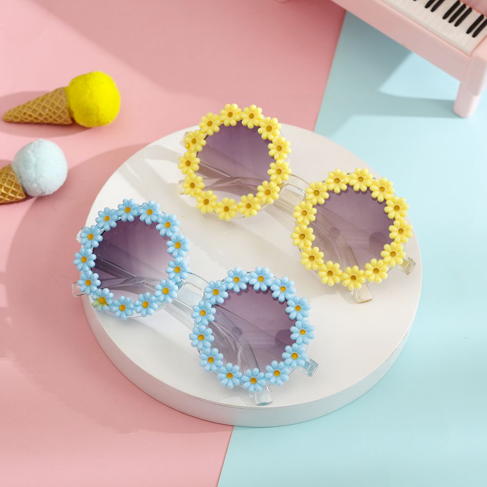 Bloemen Zonnebril met UV400-bescherming en een frame van Polycarbonaat