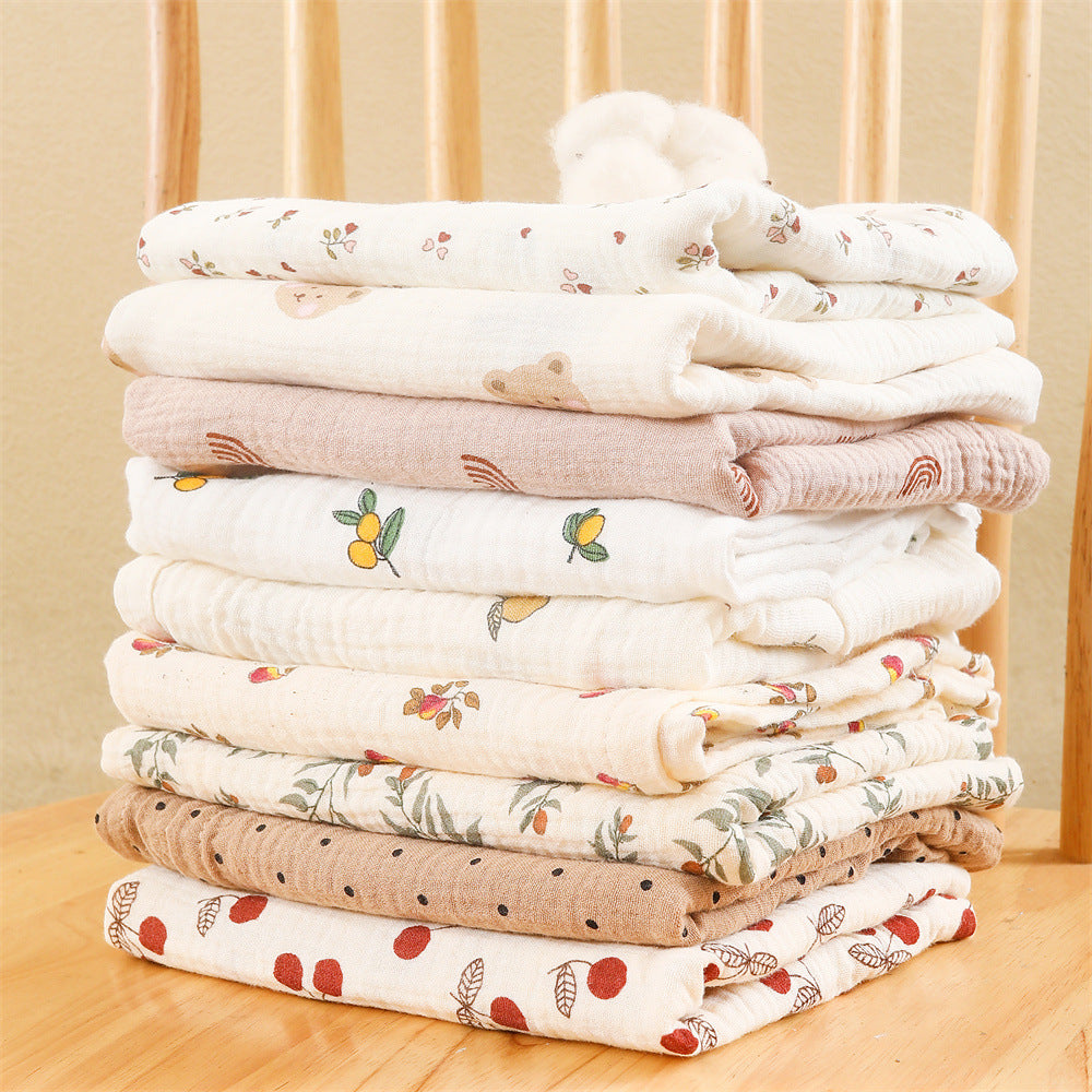 stapel mooie baby Doek met Botanische Print