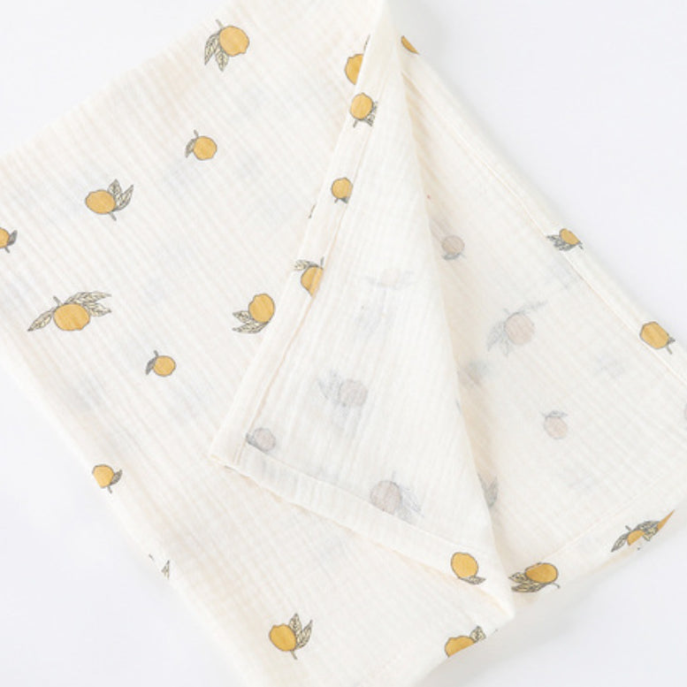 Doek met Botanische Print met grapefruit print
