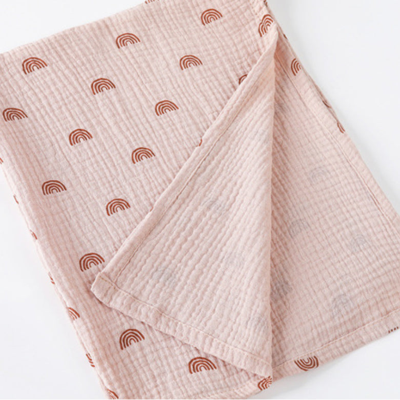 regenbogen baby deken Doek met Botanische Print