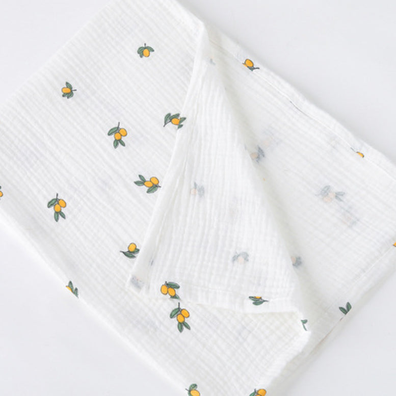 citroenen print Doek met Botanische Print