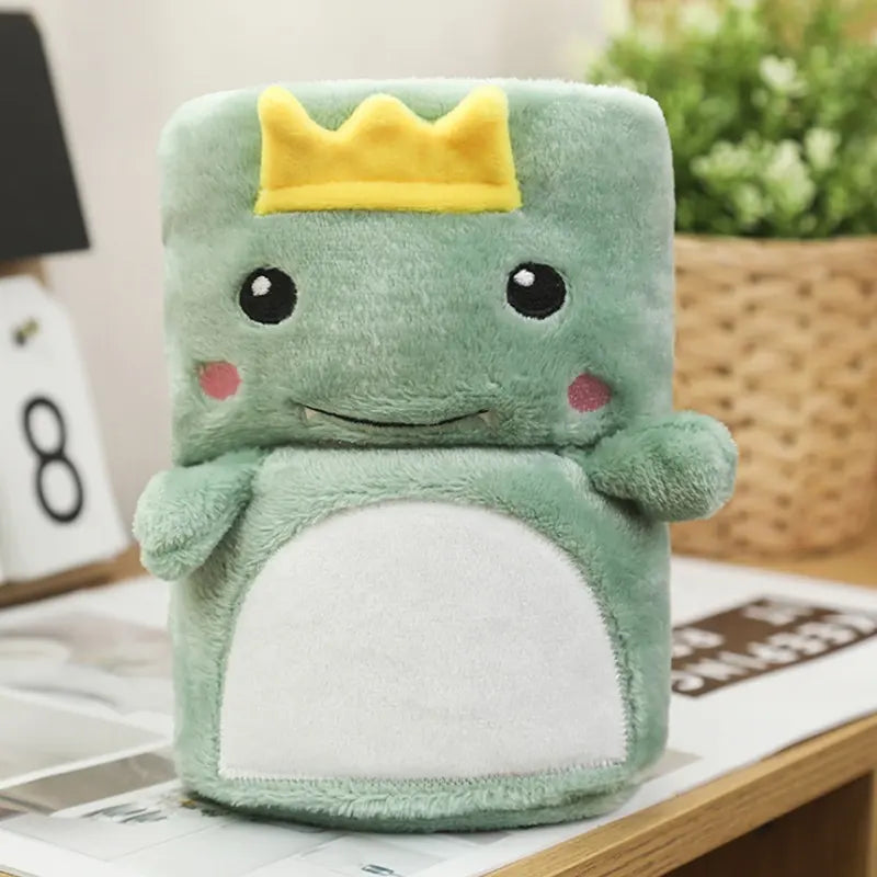 3D Dieren Fleece Deken dino uitvoering