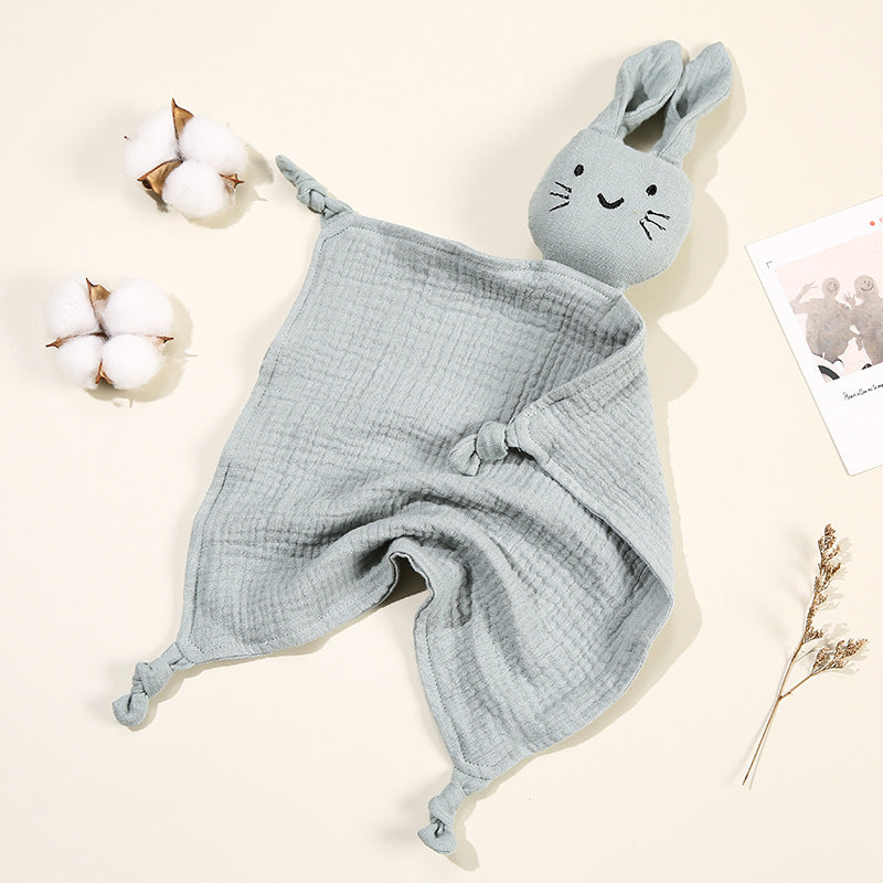 Knuffeldoekjes baby doekje hydrofiel konijn groen