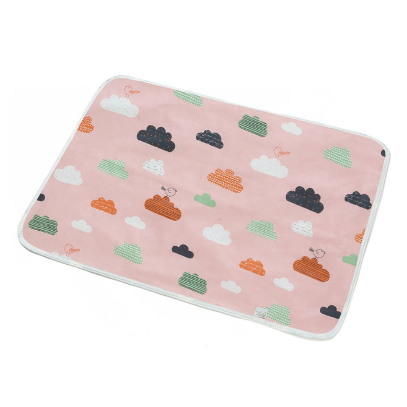 verschoon mat roze en wolken