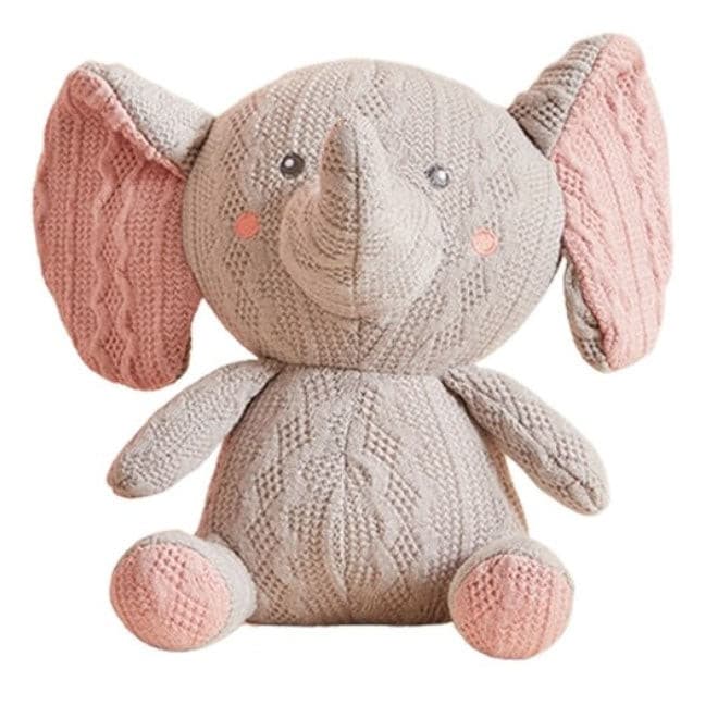 zachte katoenen baby knuffel olifant