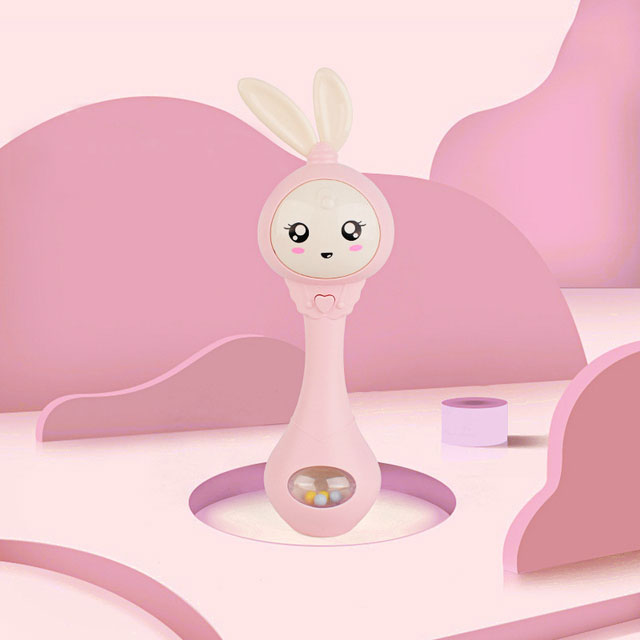 baby Bunny Rammelaar met licht en geluid