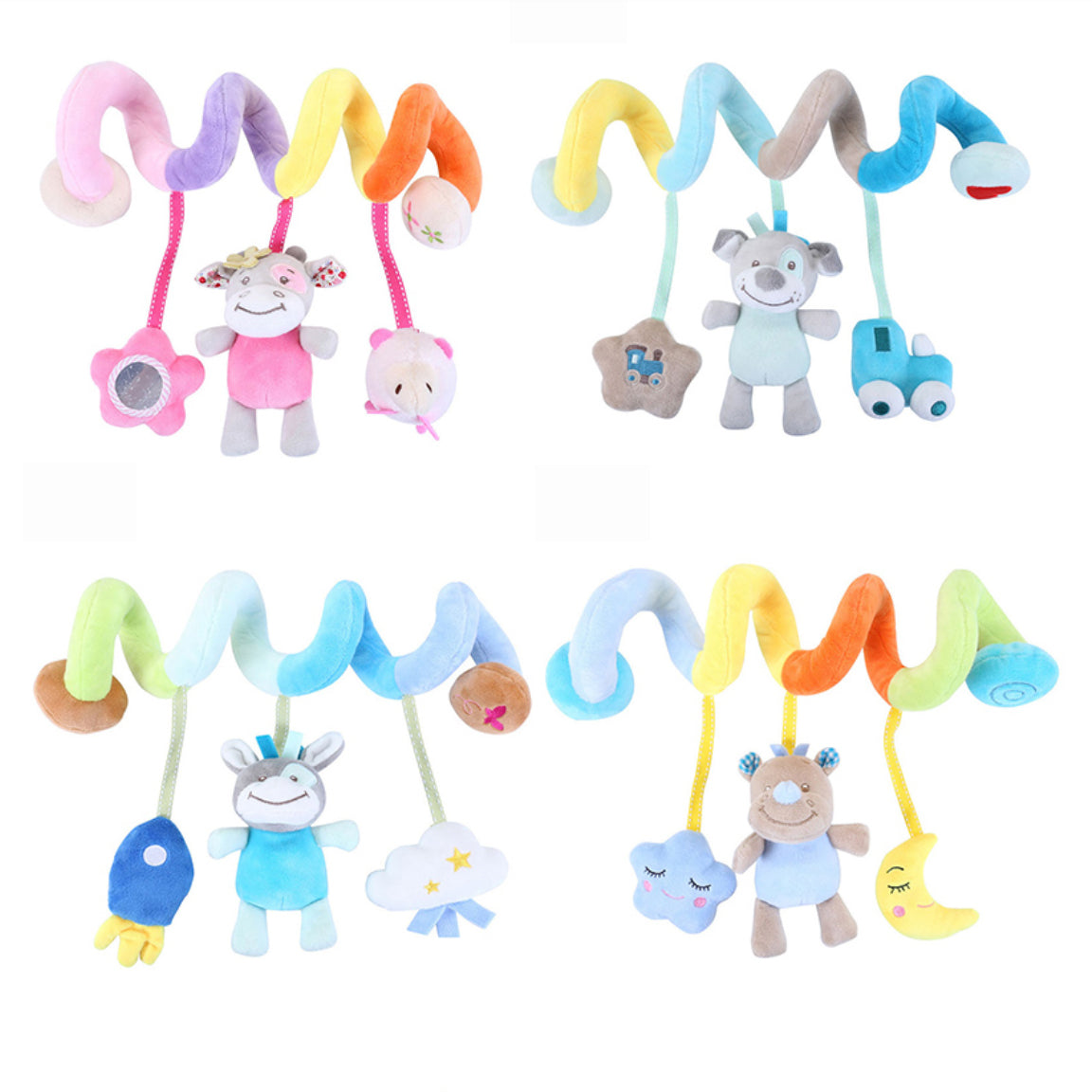 pluche mobiel met knuffel hangers