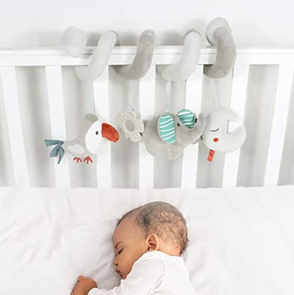 baby Spiraal met Pluche Dieren kaktoe