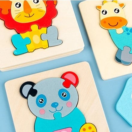 houten 3d puzzel kinder