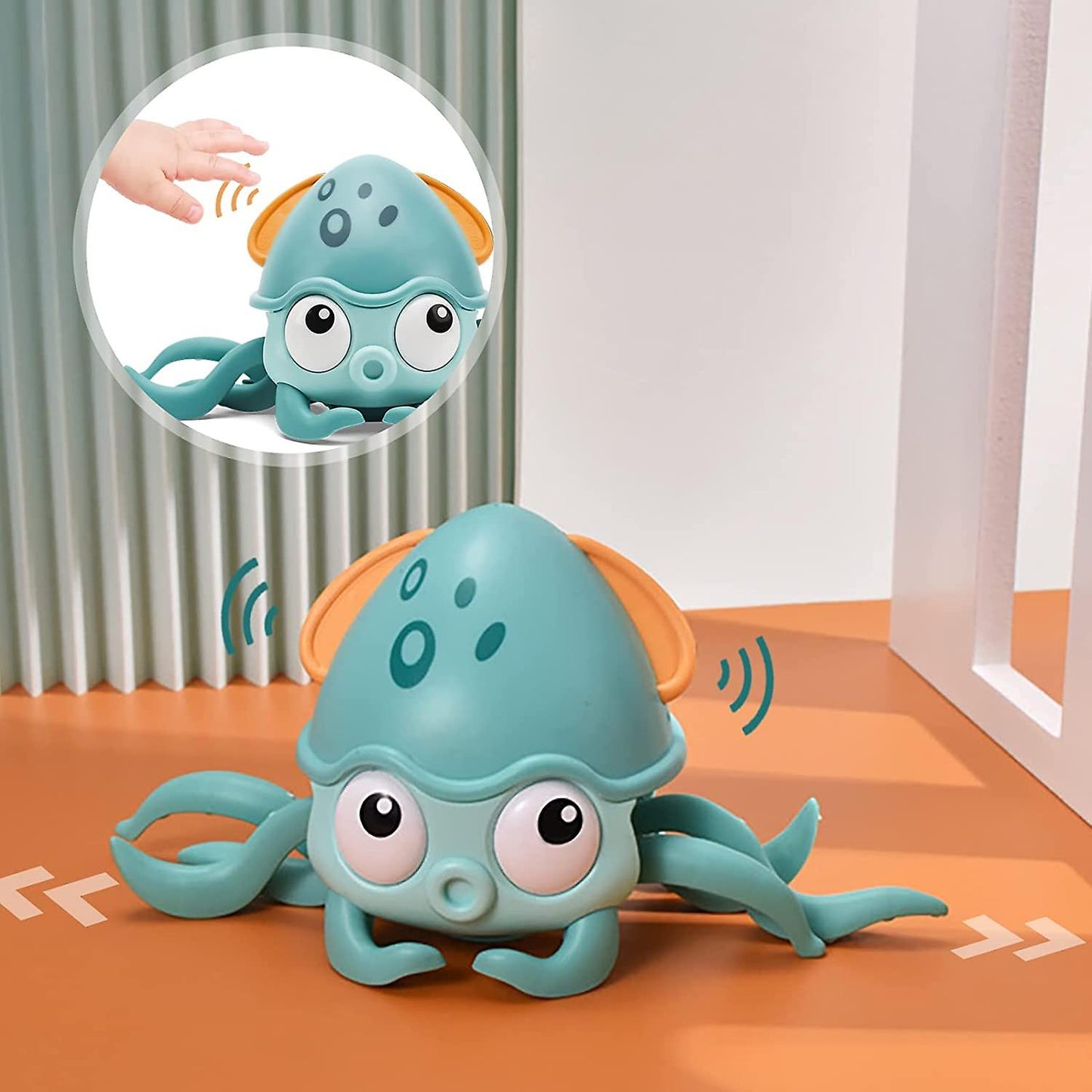 speelgoed met sensor Octopus met licht en geluid