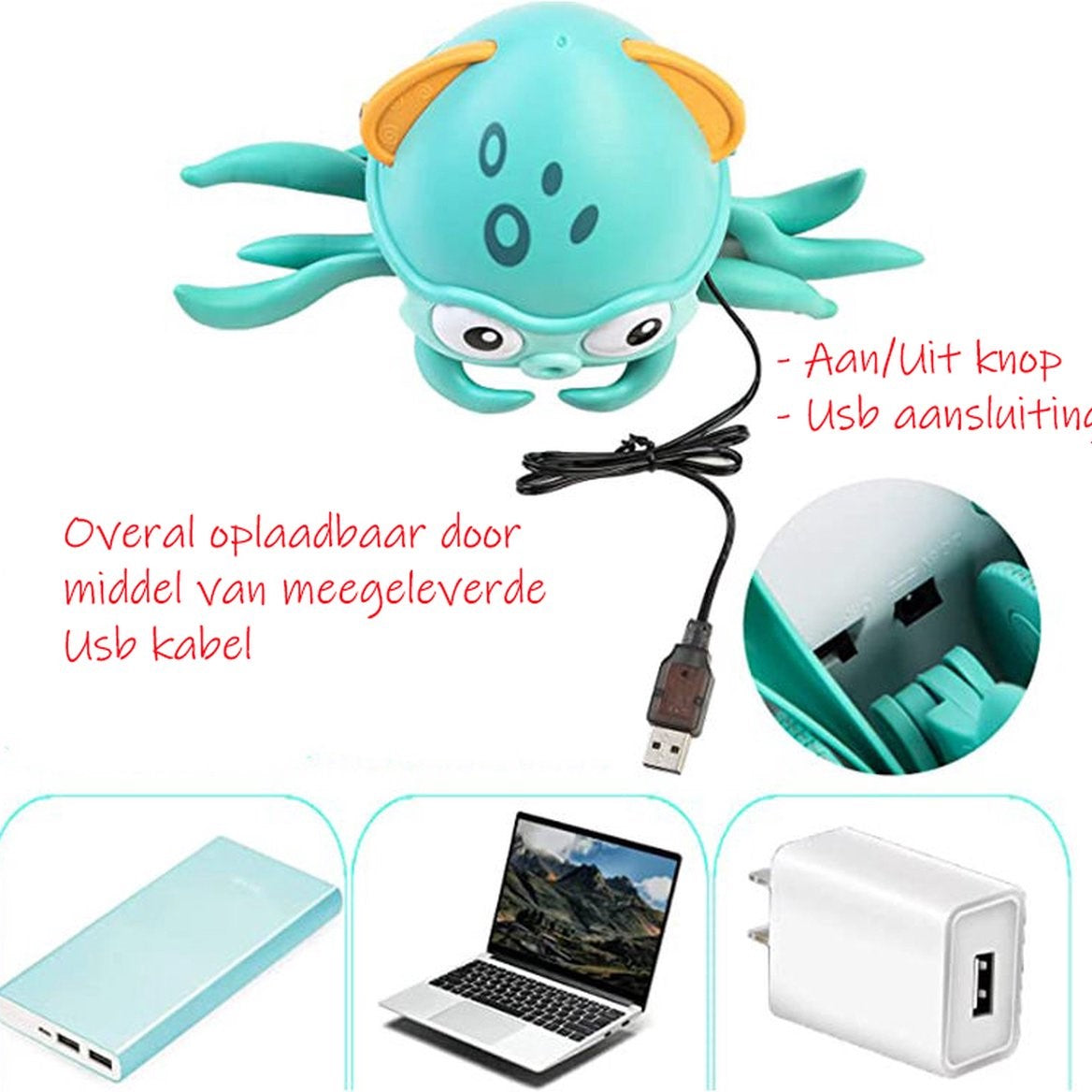 Octopus met Licht en Geluid