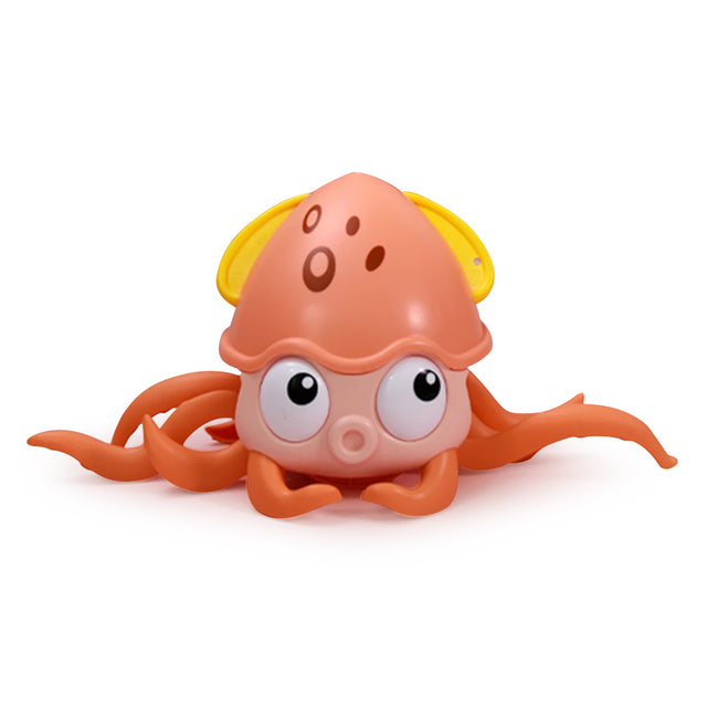 Octopus met licht en geluid in het rood