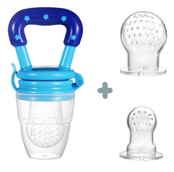 voedings speen 3 maten tepel blauw