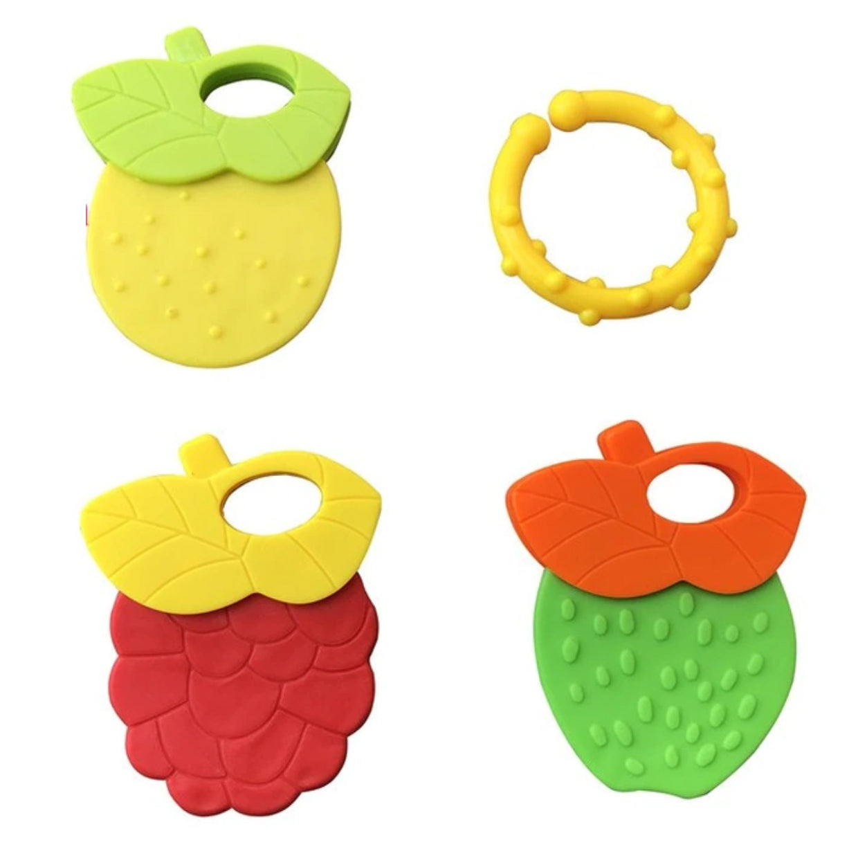 siliconen bijtring fruit details