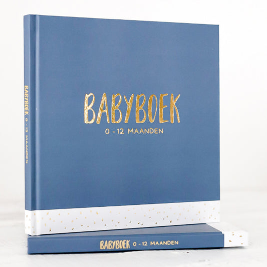 baby invul boek blauw