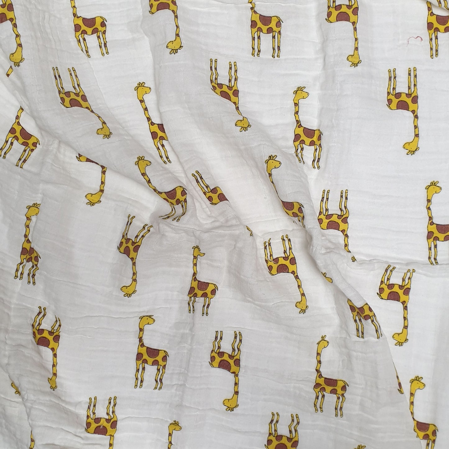 Hydrofiel doek met giraffe print