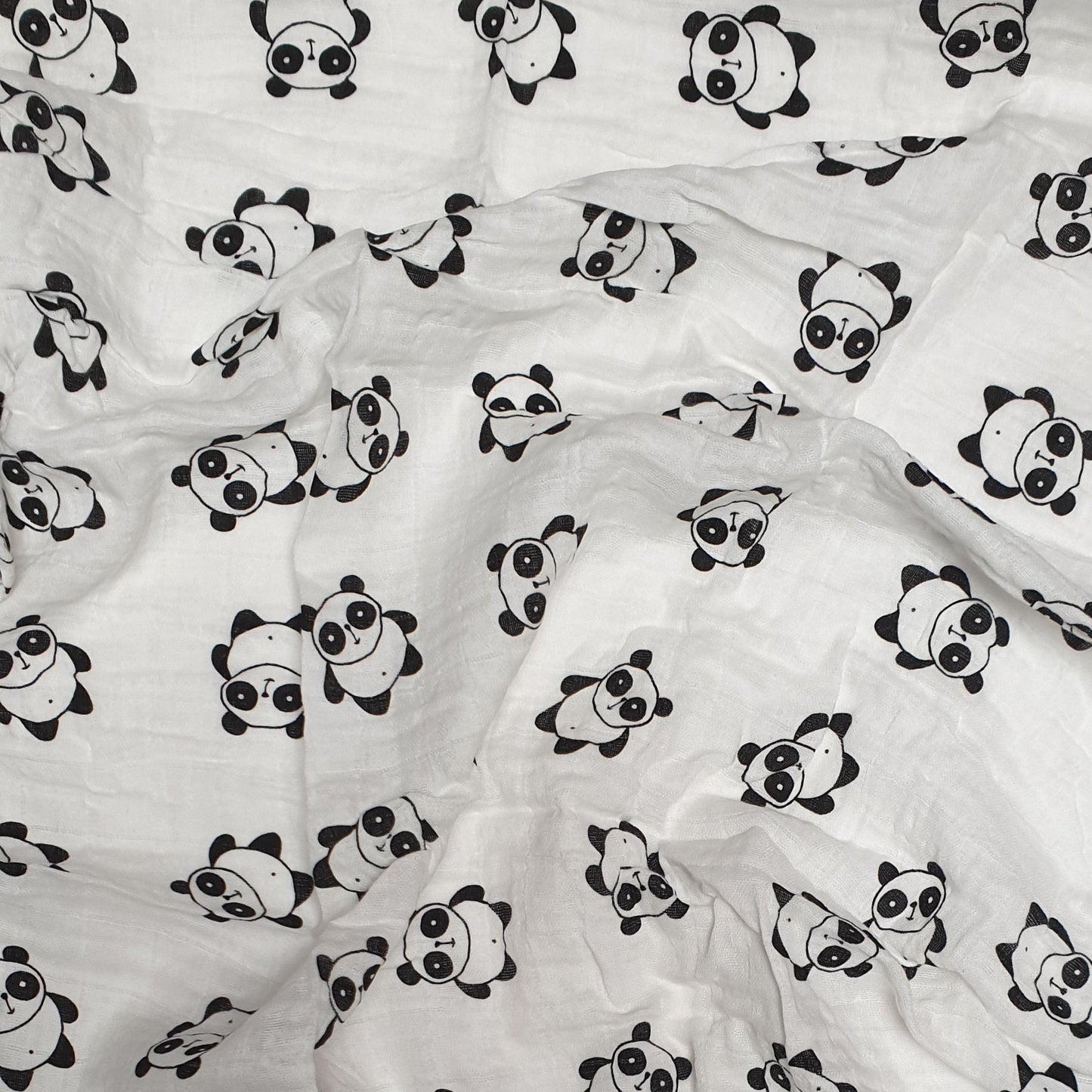Hydrofiel doek met panda print