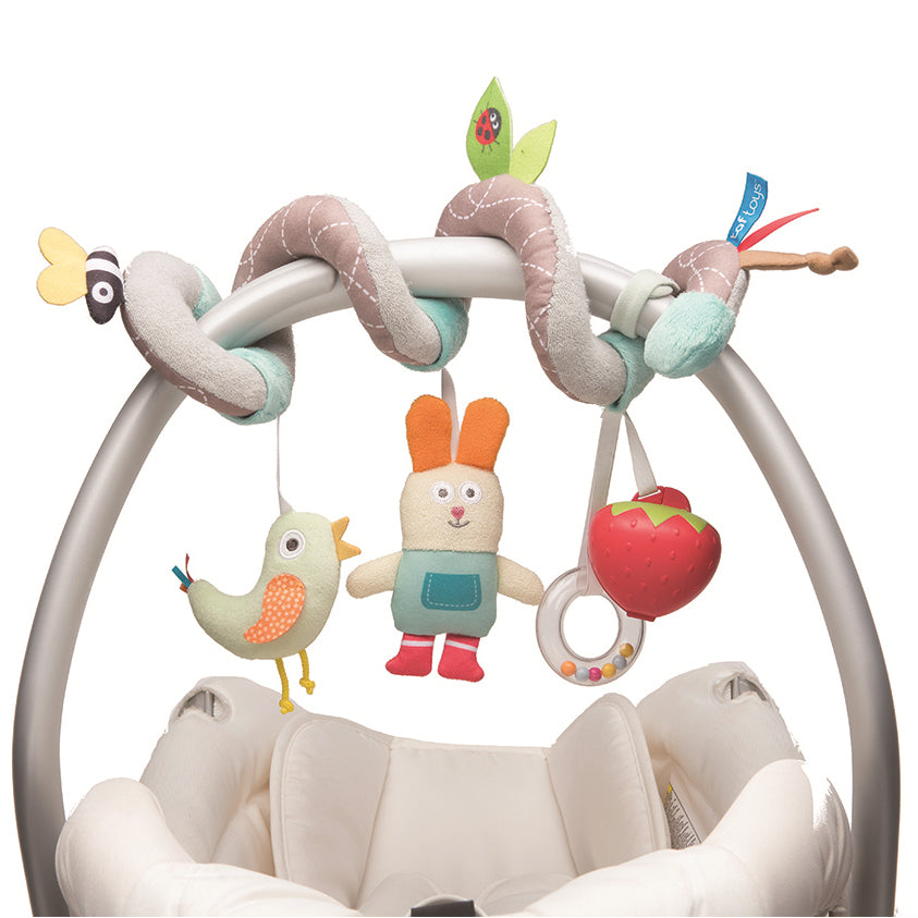 baby mobiel autostoel kinderwagen vogel garden