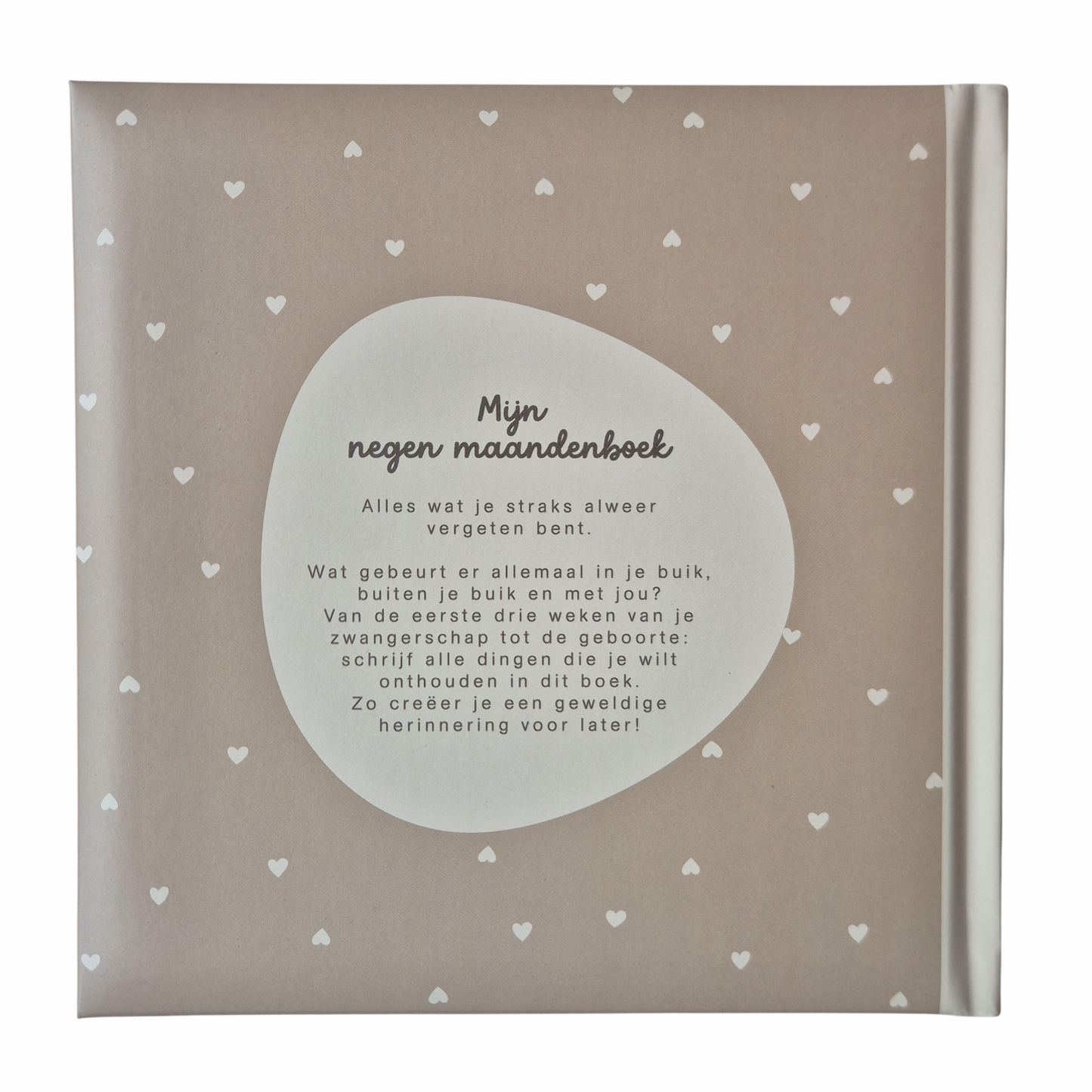 Invulboek "Mijn 9 Maanden Boek" (Hartjes)