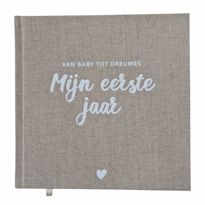 Invulboek 'Mijn Eerste Jaar' (Linnen Kaft)