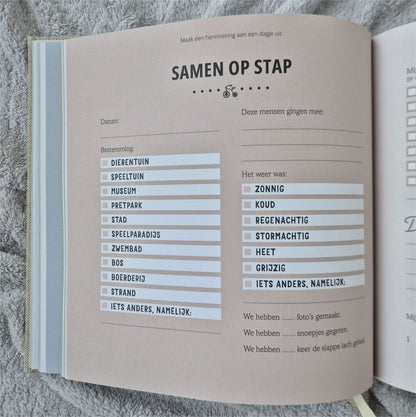 Invulboek 'Speciaal voor mijn Kleinkind' (Linnen Kaft)