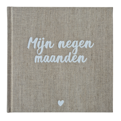 Invulboek 'Mijn Negen Maanden' (Linnen Kaft)