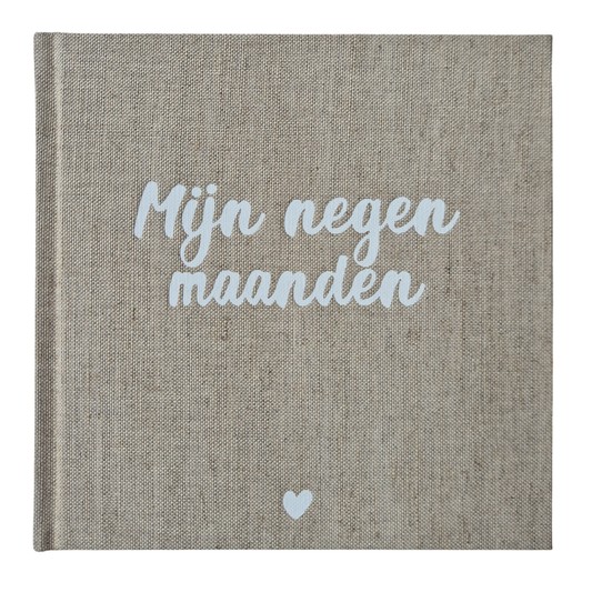 Invulboek 'Mijn Negen Maanden' (Linnen Kaft)