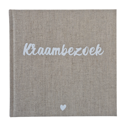 Invulboek 'Kraambezoek' (Linnen Kaft)