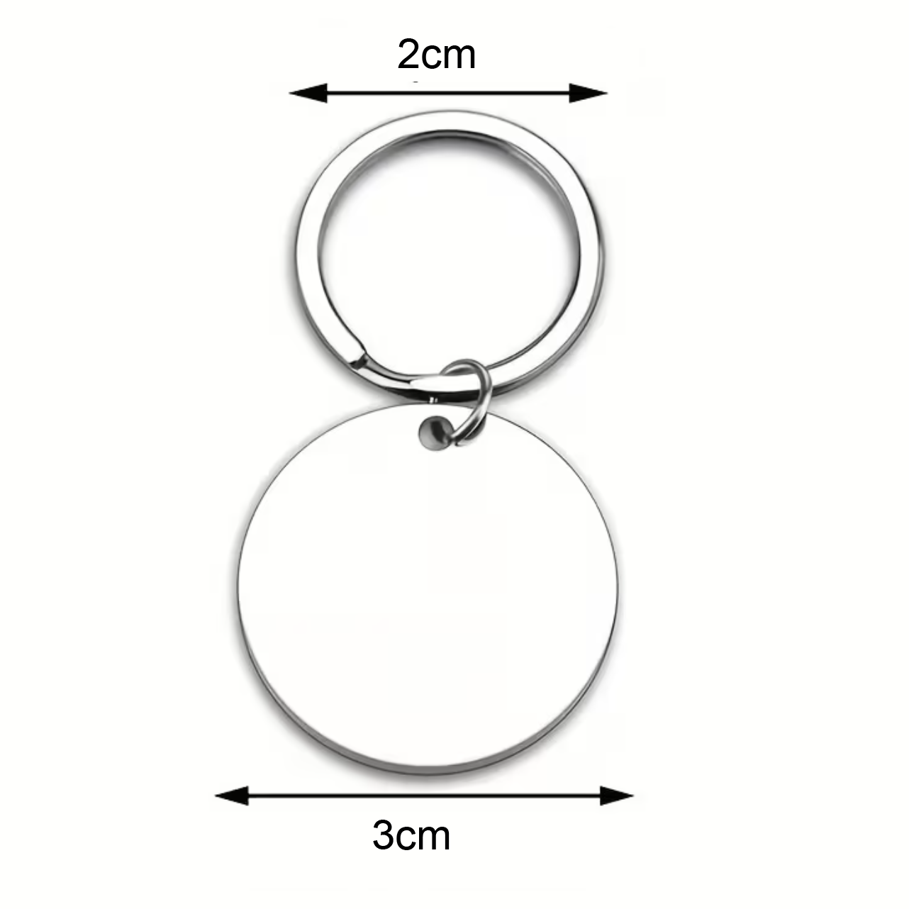 RVS Sleutelhanger 'Opa & Kleinzoon'