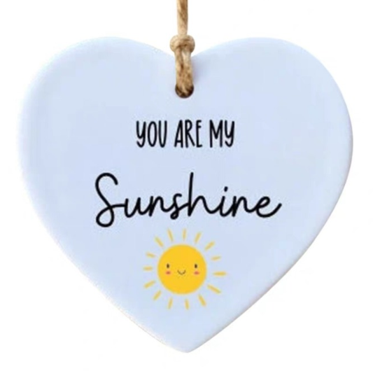 Houten Hart 'You Are My Sunshine'