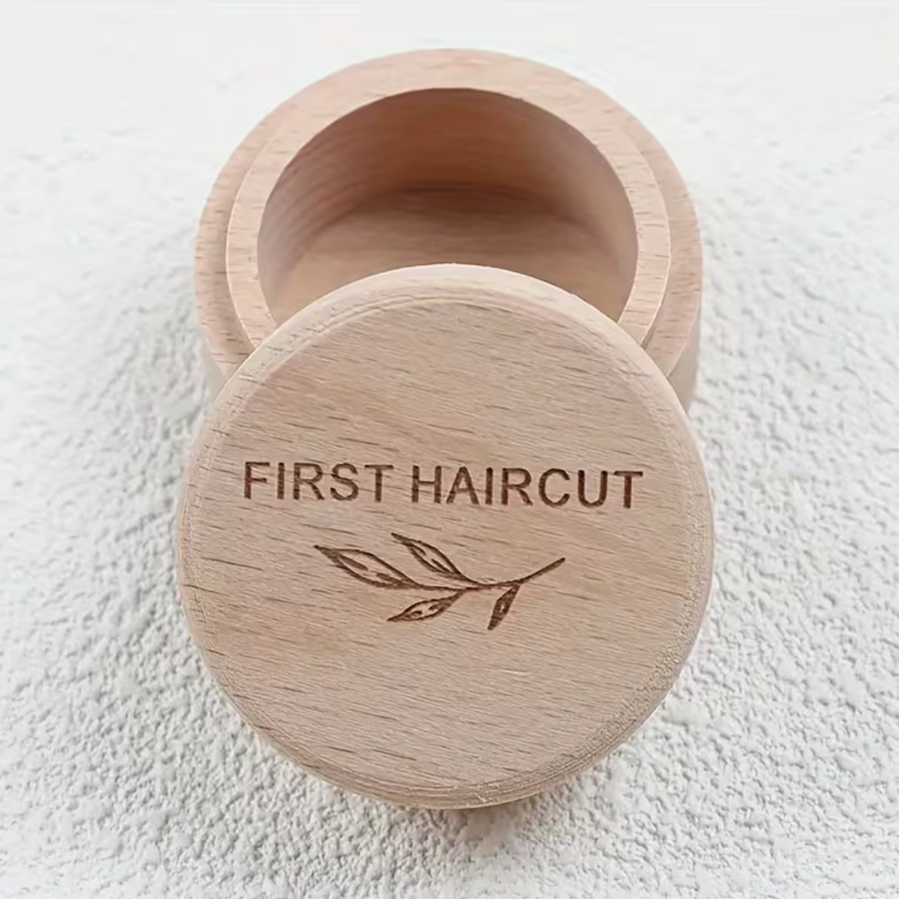 Houten Haarlok Bewaardoosje