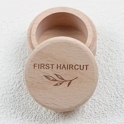 Houten Haarlok Bewaardoosje