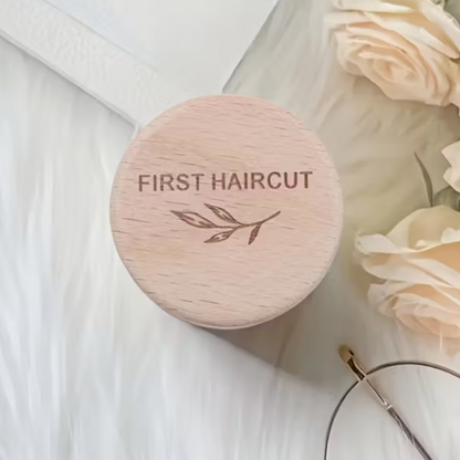 Houten Haarlok Bewaardoosje