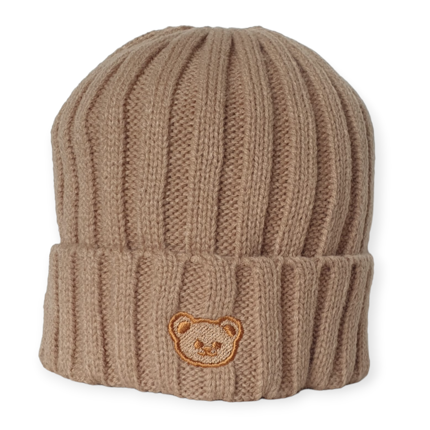 Gebreid beanie mutsje voor baby's