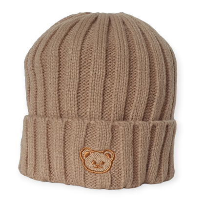 Gebreid beanie mutsje voor baby's