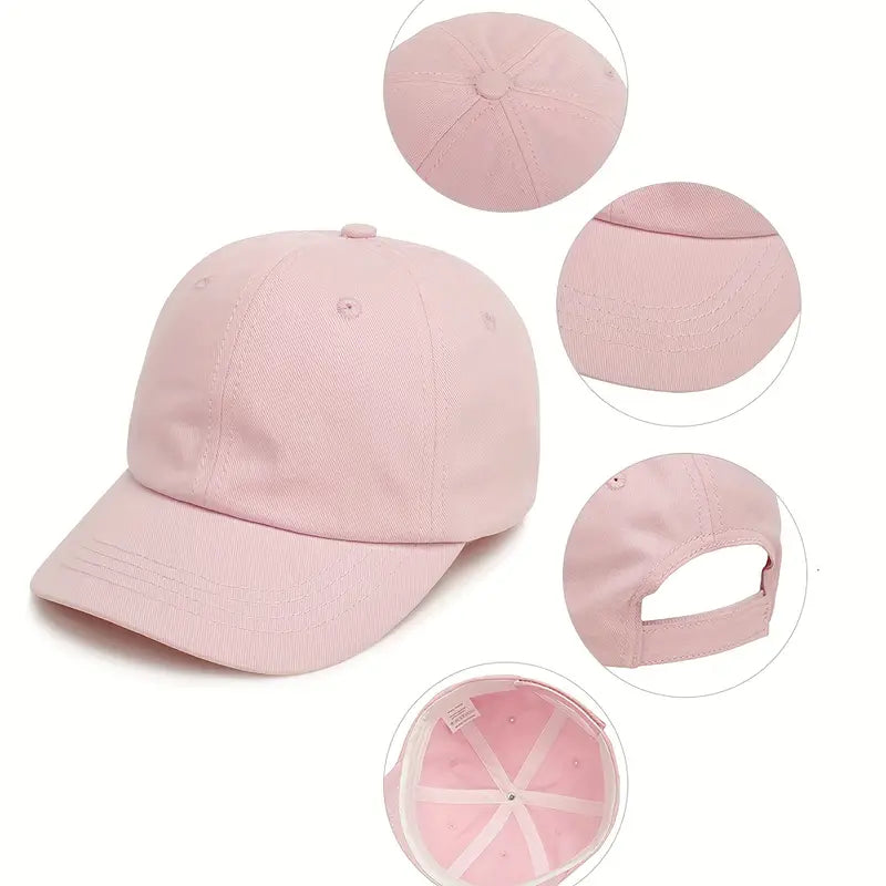 Baseball Cap Roze details