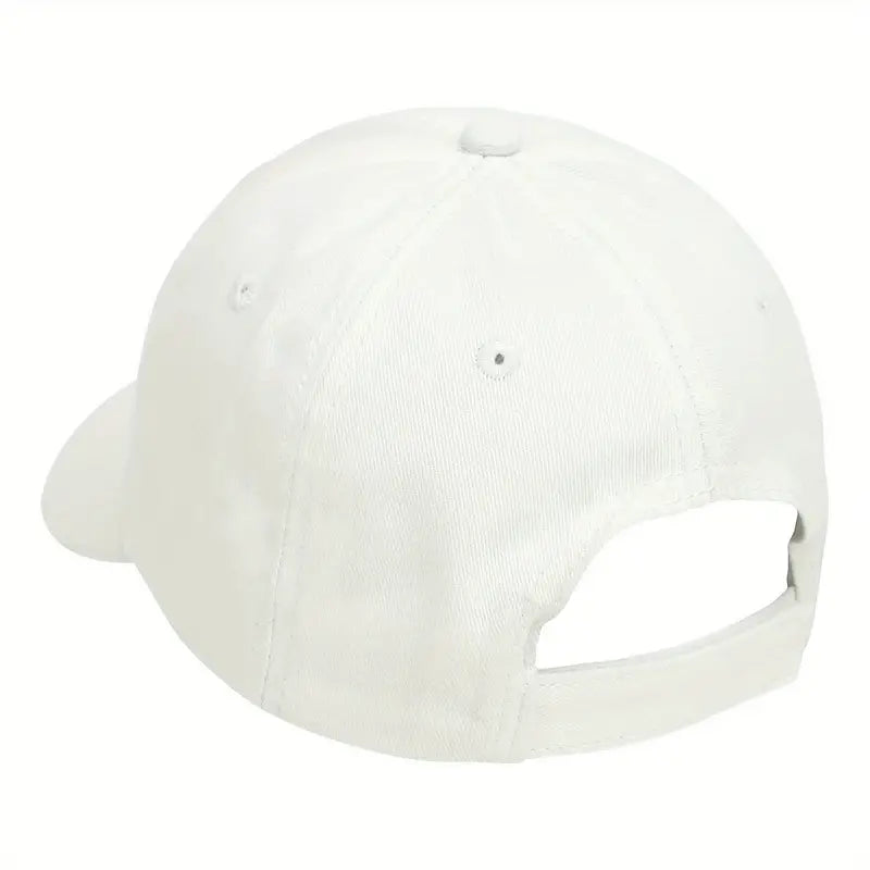 Baseball Cap Wit achter