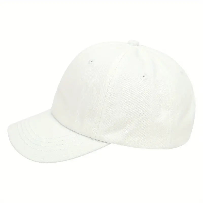 Baseball Cap Wit zijkant