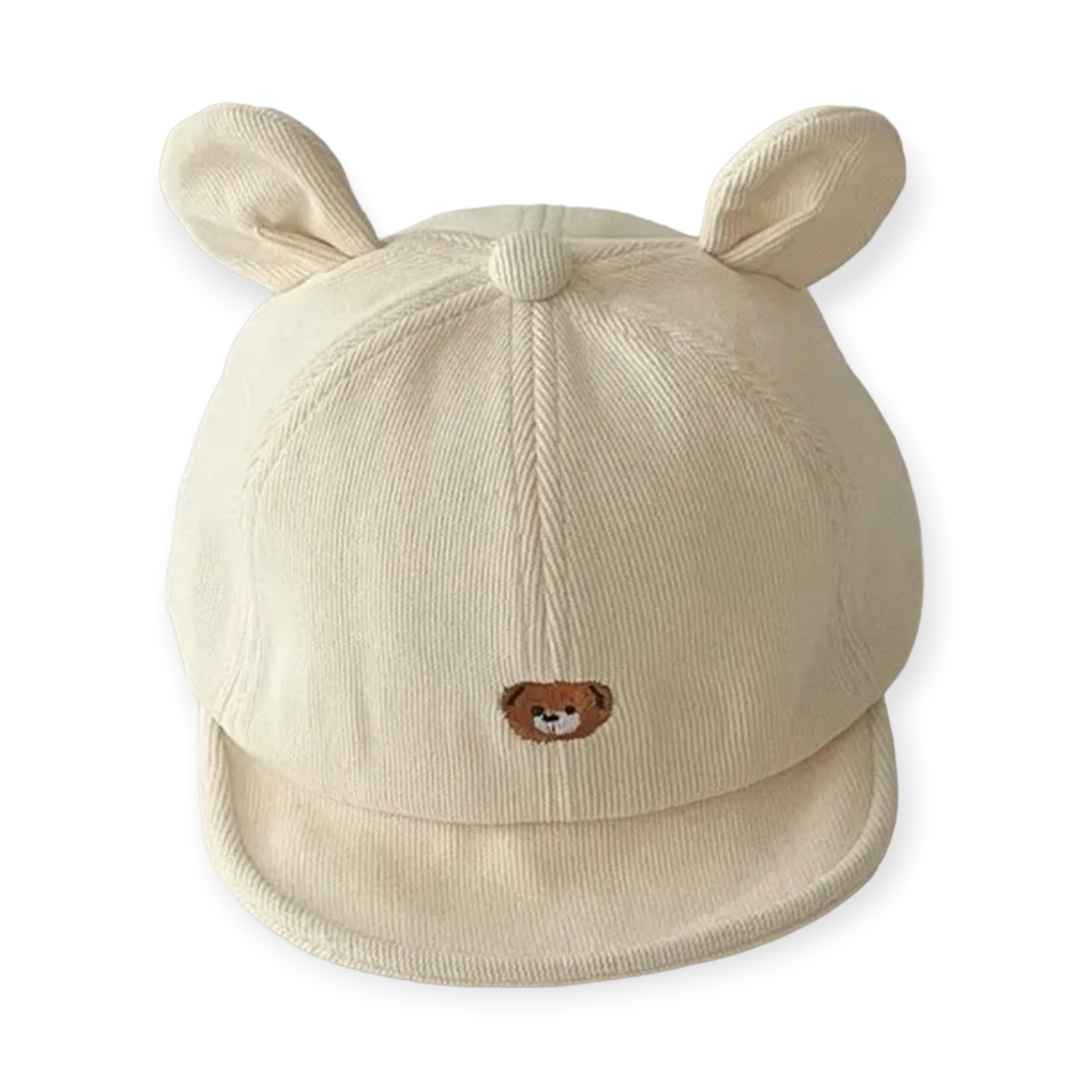 Corduroy Cap met Berenoren Creme