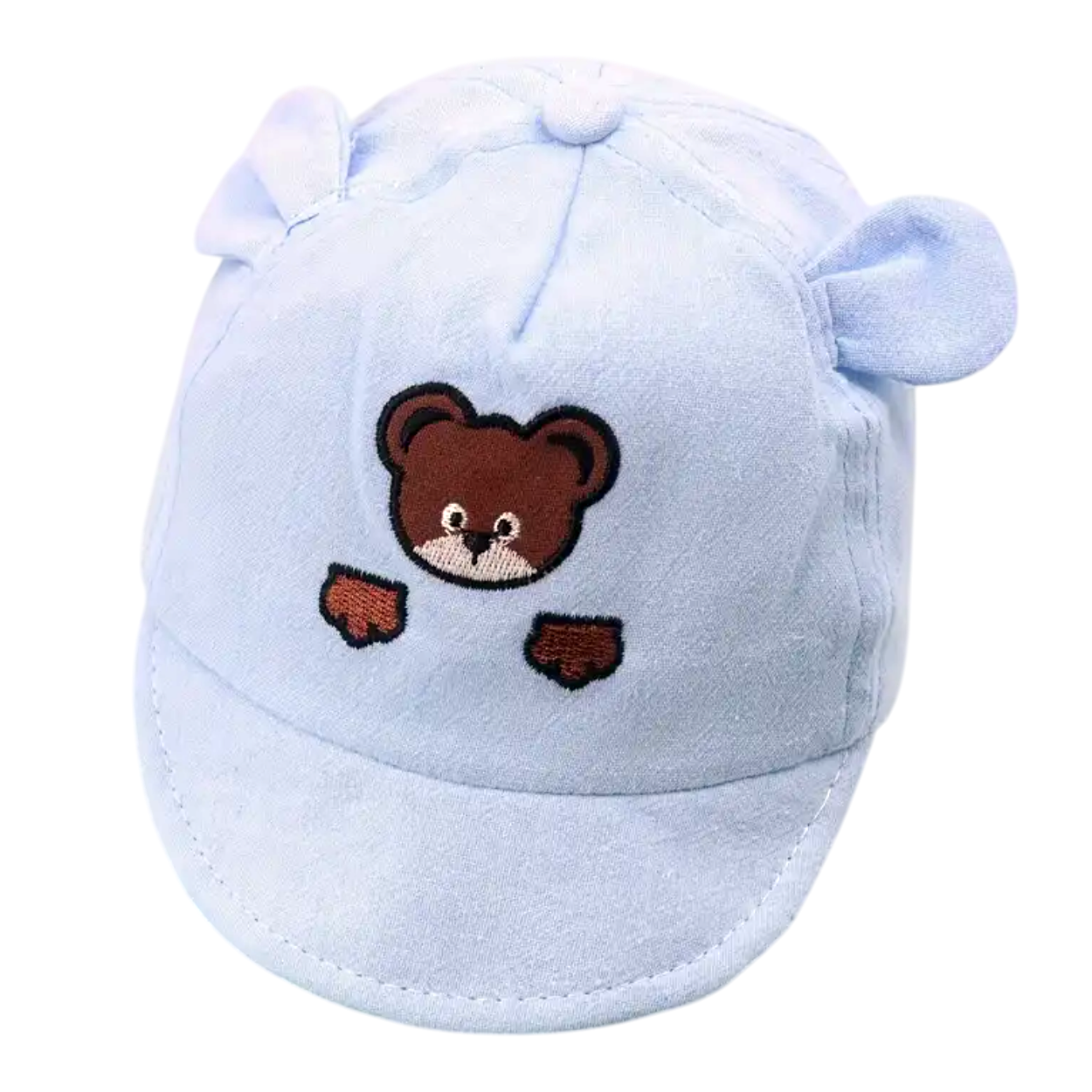 Baseball Cap met Beertje (3 kleuren) blauw