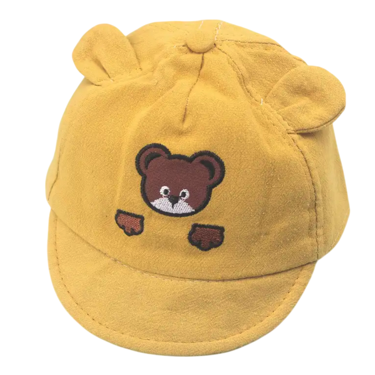 Baseball Cap met Beertje (3 kleuren) geel