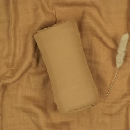 Effen Hydrofiele Doek Mosterd