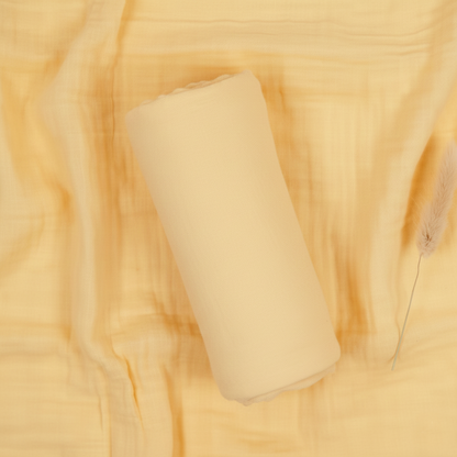 Effen Hydrofiele Doek Licht Geel