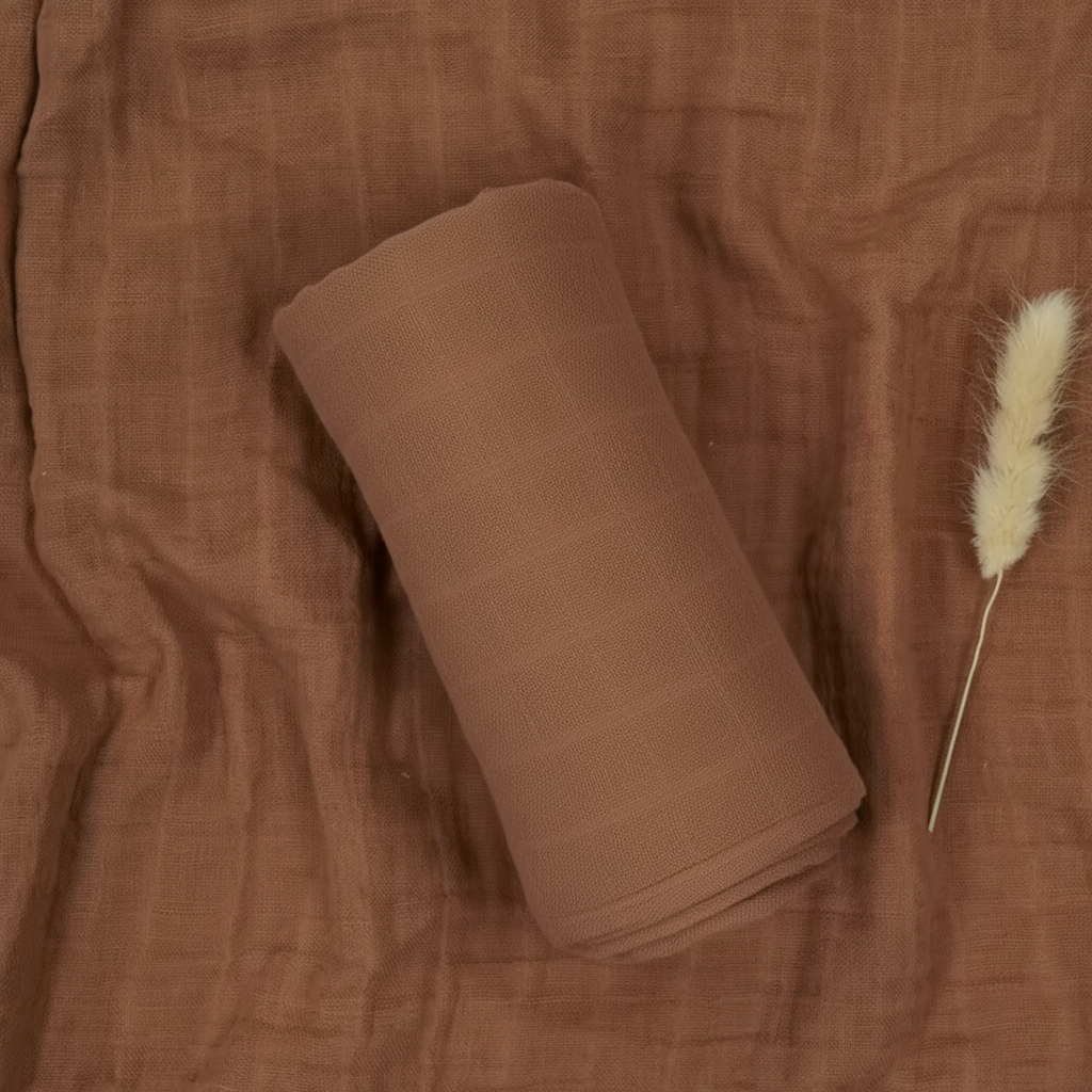 Effen Hydrofiele Doek Bruin