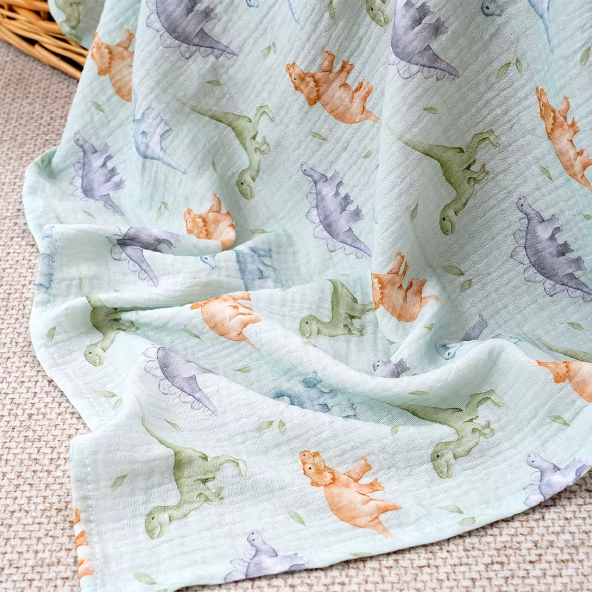 Hydrofiele Doek met Dino's (80x80cm)