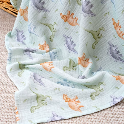 Hydrofiele Doek met Dino's (80x80cm)